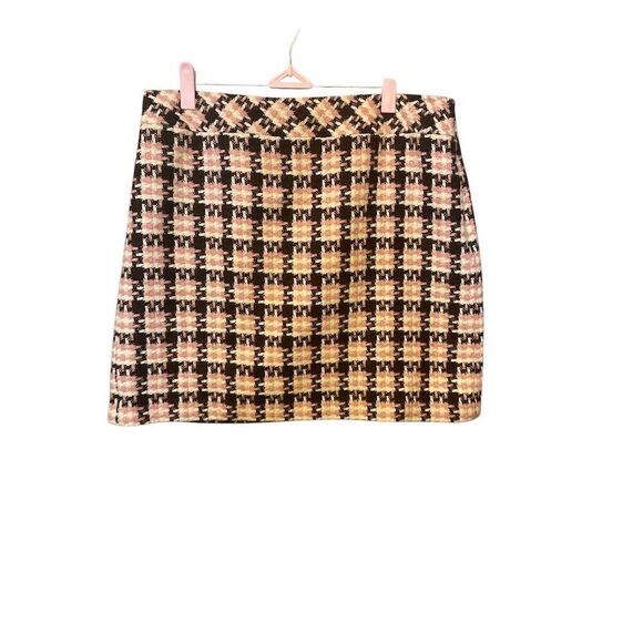 Ann Taylor LOFT Petites Plaid Skirt Size 14 Knee Length Multicolor - Picture 6 of 7